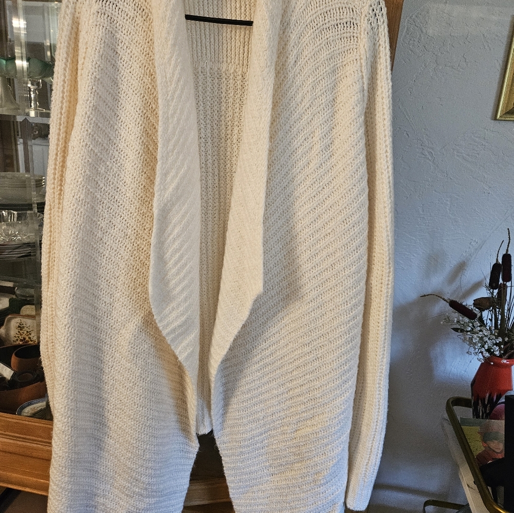Women's Soft & Cozy Abercrombie Fitch Open Knit Cardigan Sweater